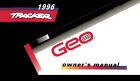 1996 GEO Tracker Owners Manual User Guide Reference Operator Book Fuses