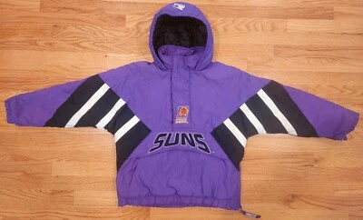 Chaqueta Phoenix Suns Starter Talla Juvenil Mediana Usada Auténtica NBA Años 90 Foto 1 de 4