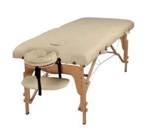 Heaven Massage Extra Wide 3" Portable Folding Massage Table Comfort Series w/Car - Picture 1 of 5