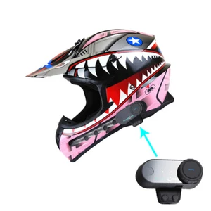 1Storm Adult Motocross Helmet BMX MX ATV Dirt Racing Style HKY_SC09S+Bluetooth - Picture 1 of 71