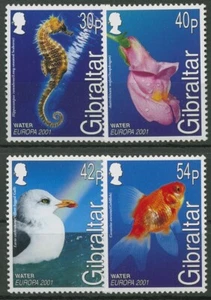 Gibraltar 2001 EUROPA Cept: agua vivificante 962/65 sin usar - Imagen 1 de 1