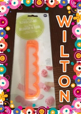 NWT Wilton EASY BLOOMS FLOWER CUT OUT Decorate With Beautiful Roses FREE SHPG - Image 1 of 4
