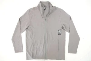 IDEOLOGY ID GRAY XL LIGHT STRETCH TRACK FITNESS ACTIVEWEAR JACKET MENS NEW - Picture 1 of 7