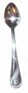 Bon Chef S2216 Wave 6 1/4" 18/10 Stainless Steel Demitasse Spoon 1 One Pc Used - Picture 1 of 10
