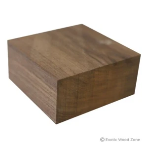 Pack of 4,Black Walnut Bowl Platter Turning Blank Lumber Wood Block 5" x 3" - Picture 1 of 3