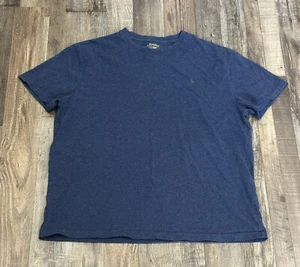 Polo Ralph Lauren Mens Tshirt Short Sleeve Large Heather Blue Preppy Classic Fit - Picture 1 of 3