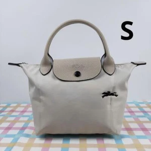 Longchamp Le Pliage S Tote Bag Handbag collapsible Outlet Ivory NEW - Picture 1 of 16
