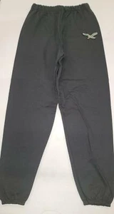 20406 Para Hombre NFL PHILADELPHIA EAGLES Camiseta Larga Larga Pantalones de Sudadera Nuevos NEGROS - Imagen 1 de 1