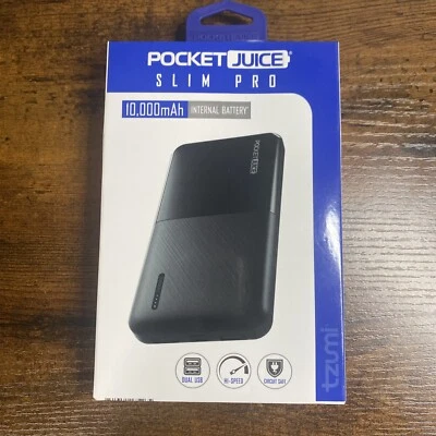 Tzumi Pocket Juice 10,000 mAh Slim Pro Portable Power Bank - Image 1 of 4
