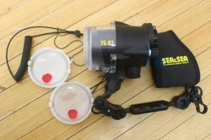 Mare e Mare YS-D2 Flash Strobo Subacqueo Sport Immersioni Giappone Usato - Foto 1 di 7