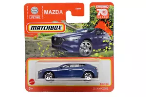 Mazda3 2019 blau - Matchbox (1/64) Modellauto Model Car - Bild 1 von 1