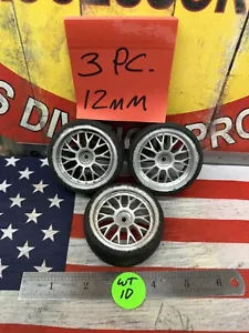 PROLINE 1/10 On Road RC Touring Car TIRES AND RIMS: 3pc. -PreOwned- - Picture 1 of 7