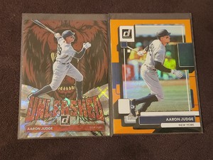 2022 Donruss Aaron Judge Unleashed Diamond Parallel #UL-12 Yankees + Orange