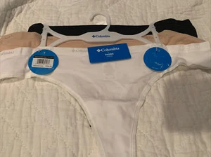 COLUMBIA Ladies 3 Pack Thong Panties Size XXL Underwear - Picture 1 of 10
