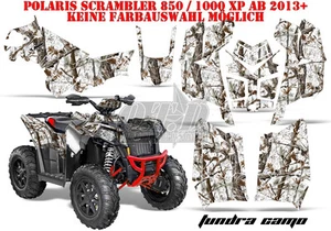 KIT GRÁFICO DE DECORACIÓN DE CARRERAS AMR ATV POLARIS SCRAMBLER/TRAILBLAZER TUNDRA CAMO B - Imagen 1 de 2