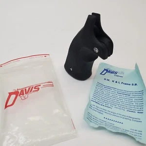 HTF Vintage Bill Davis S&W K/L-Frame S.B. Synthetic Santoprene Black RARE - Picture 1 of 14