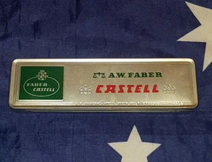 Faber-Castell Vintage Pencil Case Tin Nurnberg Germany - Picture 1 of 4