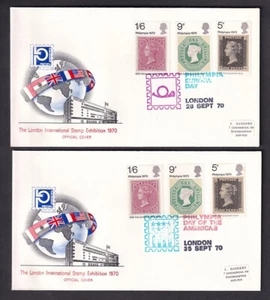 GB 1970 PHYLYMPIA Days x7 Official Illustrated covers - Picture 1 of 4