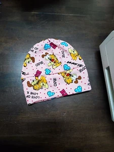 Handmade Baby hat beanie cartoon cat dog newborn 1y - Picture 1 of 4