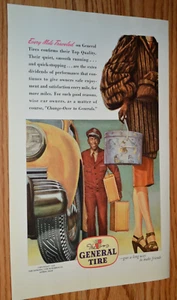 General Tire Hotel Cab 1946 arte original vintage anuncio impreso anuncio 46 - Imagen 1 de 1