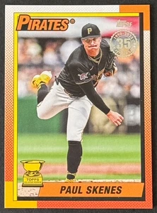 PAUL SKENES 2025 Topps Series 1 1990 35th Anniversary T90-63 PITTSBURGH PIRATES - Picture 1 of 2