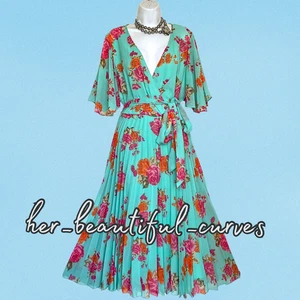 ASOS FLORAL PRINT WEDDING OCCASION PARTY DRESS SIZE 18 new with tags - Picture 1 of 7