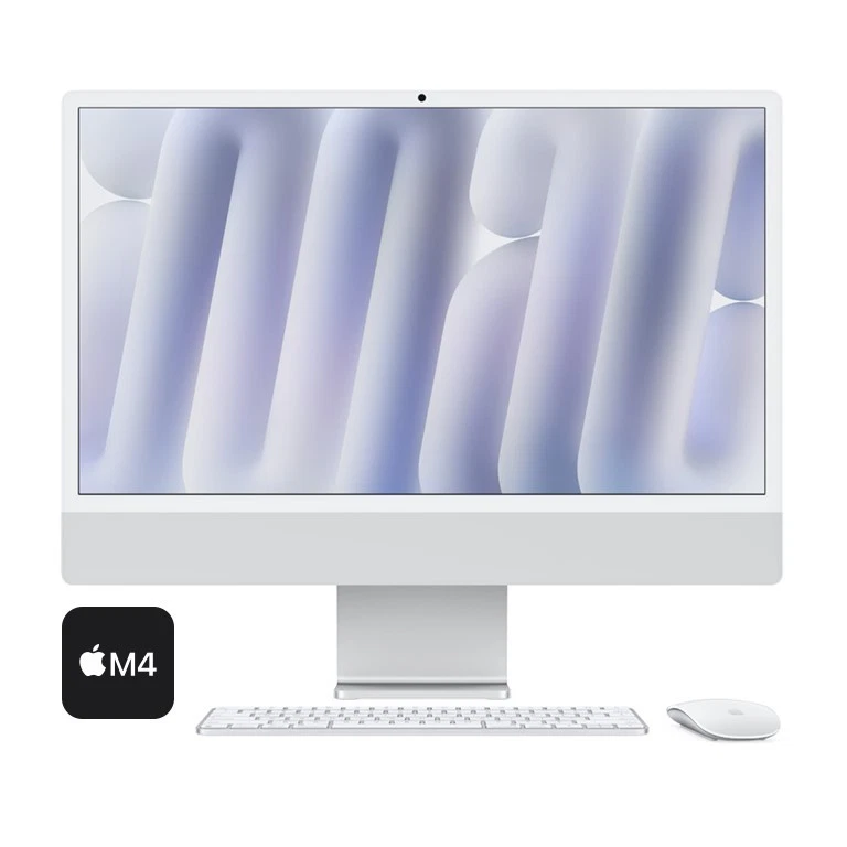 Apple iMac 24 M4 24Gb Ram 512Gb SSD 10-Cpu 10-Gpu Retina 4.5K - Silver - Italia - Immagine 1 di 1