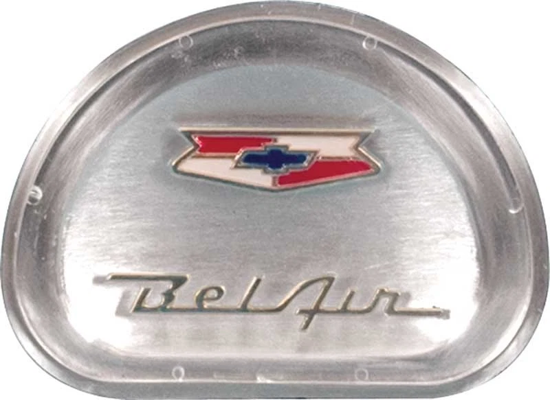 Chevrolet Bel Air 1957; emblema de tapa de bocina Foto 1 de 1