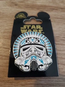 DISNEY PIN WDW 2014 STAR WARS HELMET SERIES STORMTROOPER SUGAR SKULL - Picture 1 of 2