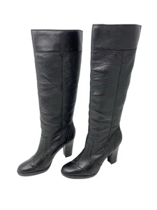 Michael Kors Y2K Kiesel strukturiert Oxford Western Stil Leder Stiefel Neu ohne Karton Größe 9 - Bild 1 von 14