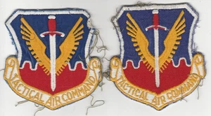 Parches de Comando Aéreo Táctico de la USAF de la Fuerza Aérea de los Estados Unidos de colección de mayor - Imagen 1 de 2