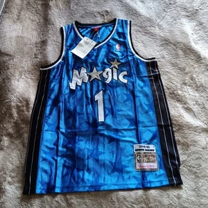 Large Orlando Magic Penny Hardway #1 Blue 1994 NBA Basketball Jersey Brand New - Picture 1 of 2