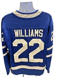 Tiger Williams Autographed Jersey Toronto Maple Leafs Fanatics - Picture 1 of 2