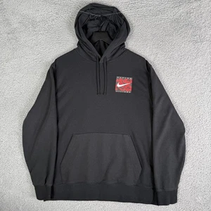 Nike Fiji Rugby Flying Fijians Sudadera con Capucha Para Hombre XL Negra Sudadera Rara - Imagen 1 de 8