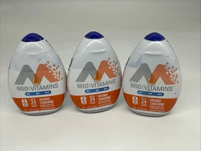 Potenciador de agua líquido Mio Vitamins, mandarina naranja, 1,62 OZ, paquete de 3 leer descripción Foto 1 de 2