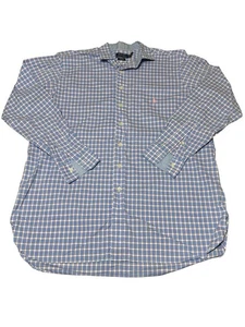 Polo Ralph Lauren Oxford Hemd | Blau, Weiß & Pink | Größe L & Tall - Bild 1 von 4