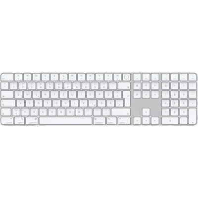Original Apple Magic Keyboard mit Touch ID und Ziffernblock (DE) Weiß - Bild 1 von 2