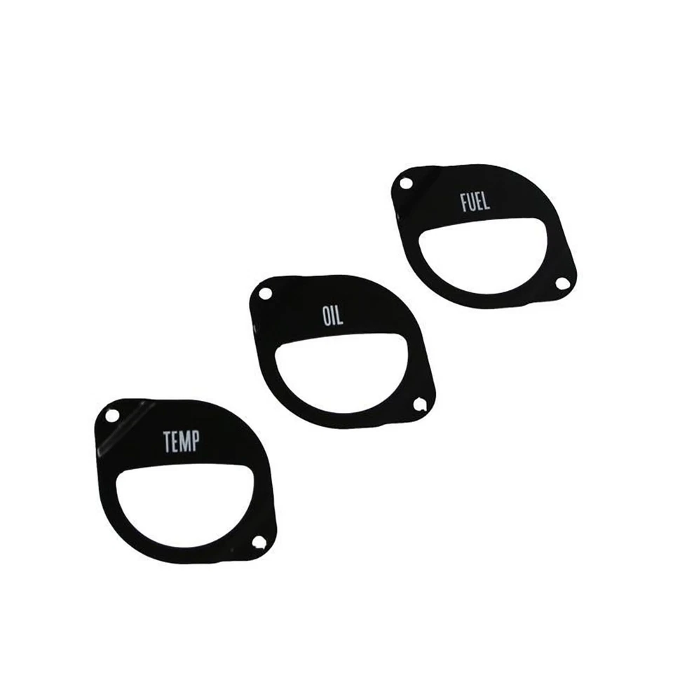 PLACAS FRONTALES CALIBRE FORD XW XY GT COMBUSTIBLE TEMPERATURA ACEITE Foto 1 de 1