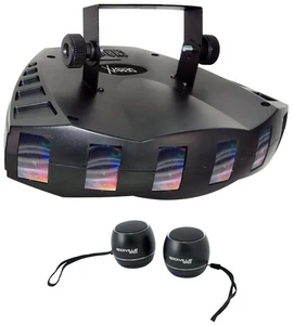 Chauvet DJ DERBY X DMX-512 LED Derby Club Light Effect DERBYX+Bluetooth Speakers - Picture 1 of 12