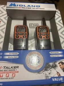 Midland X-talker T51VP3 28 Mile Range Two Way Radios - Zdjęcie 1 z 7