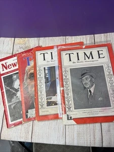 Lots of vintage magazines Time and Newsweek 1930s - Picture 1 of 22