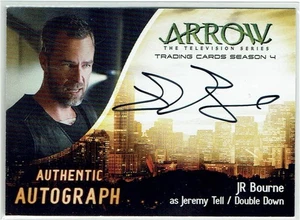 Arrow Season 4 Cryptozoic Autograph Auto Card JR Bourne Jeremy Tell/Double Down - Picture 1 of 5