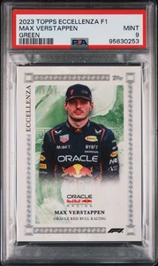 2023 Topps Eccellenza Formula 1 F1 Max Verstappen Green 99/99 - RedBull Racing - Picture 1 of 3