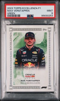 2023 Topps Eccellenza Formula 1 F1 Max Verstappen Green 99/99 - RedBull Racing - Image 1 of 3