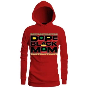 Dope Black Mom Hoodie BLESSED Best Available Black,Navy,Red,Gray Adult S-3XL - Picture 1 of 2