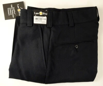 LawPro Polyester Twill Uniform Trousers, TT091, Midnight Navy, Size 28, Unhemmed - Image 1 of 4