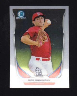 2014 Bowman Chrome Top Prospects Rob Kaminsky Rookie #CTP52 St Louis Cardinals - Image 1 of 2