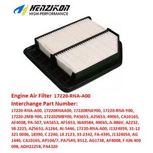 Engine Air Filter For 2006-2011 Honda Civic 1.8L 17220-RNA-A00 CA10165 AF5653 - Picture 1 of 7