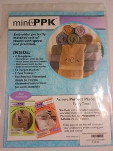 Macchina Ricamo Mini PPK Kit Posizionamento Perfetto per Disegni Asciugamani Nuovo Aperto - Foto 1 di 11