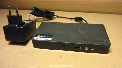 Targus ACP076 ACP076EU USB 3.0 DVI-I  LAN SuperSpeed Docking Station INCL PSU - Bild 1 von 3
